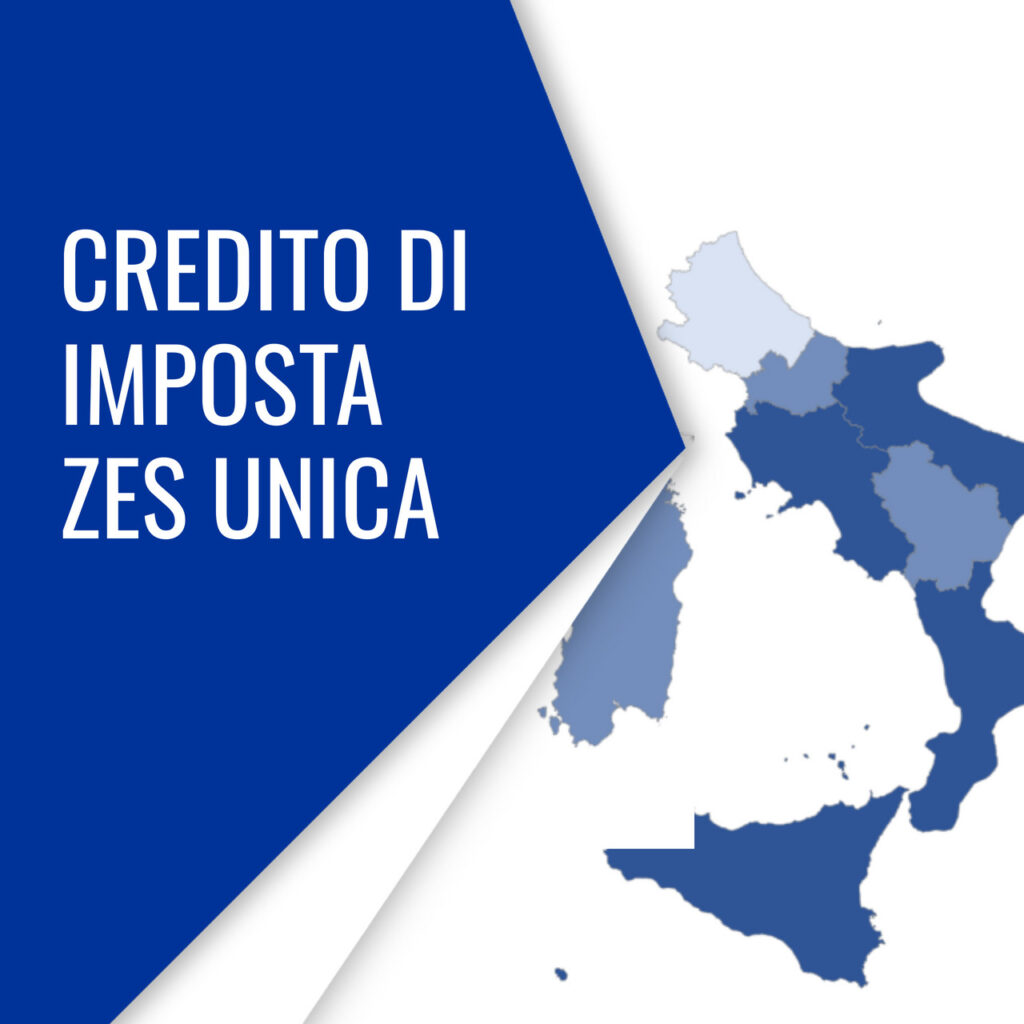 CREDITO DI IMPOSTA ZES UNICA